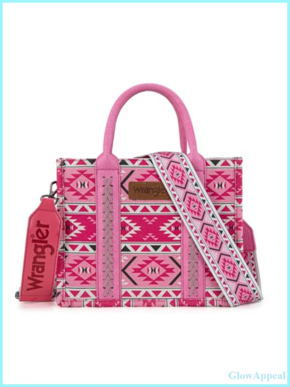 Wrangler Aztec Tote Bag Women's Boho Shoulder Purse Western Handbag